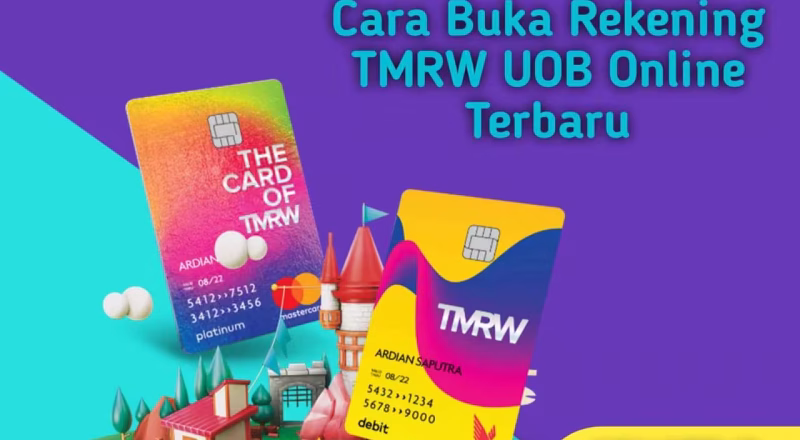 tampilan awal aplikasi TMRW untuk buka rekening online
