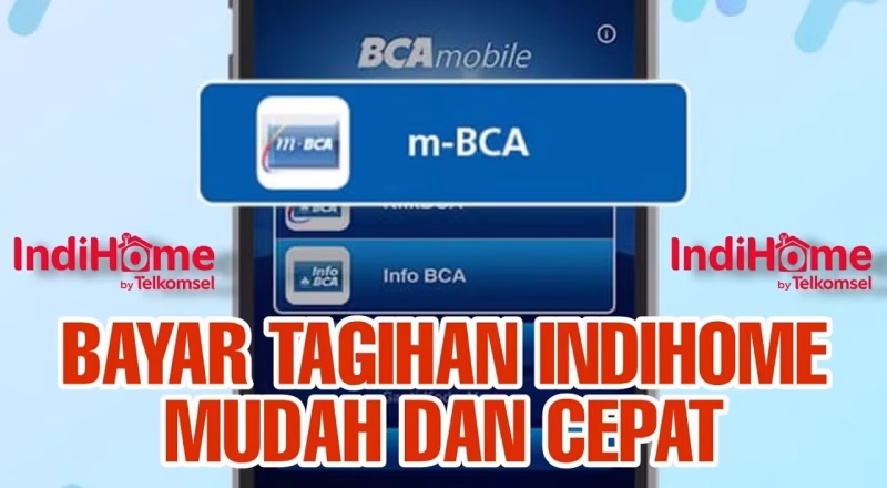 cara bayar WiFi IndiHome lewat M Banking BCA terbaru